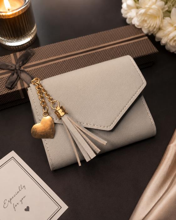 Compact Trifold Wallet for Women