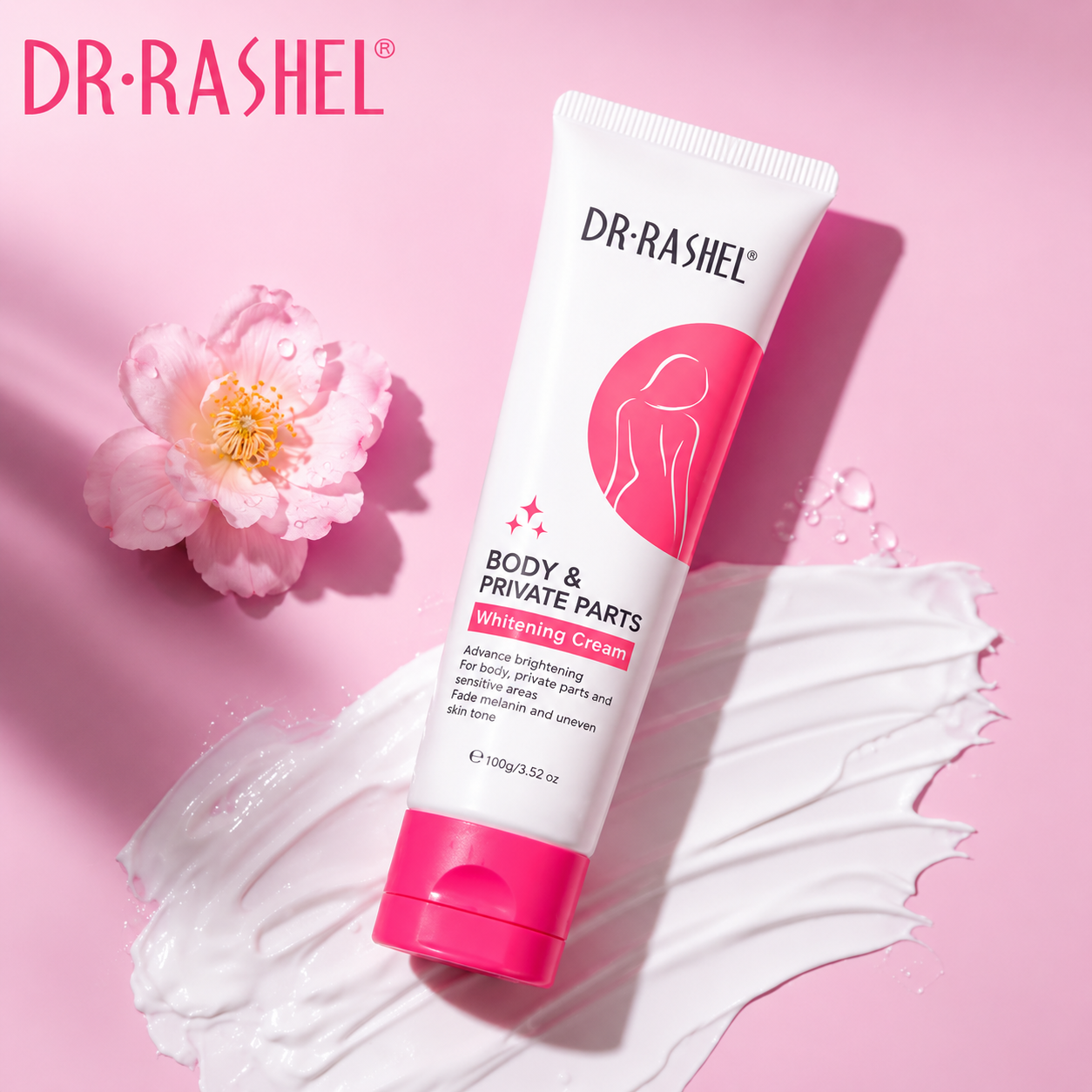 Dr Rashel Body & Private Parts Whitening Cream 100ml | Wear & Care