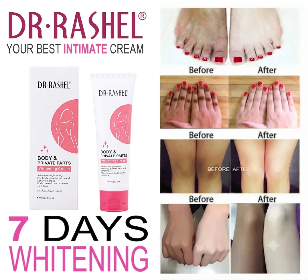 Dr Rashel Body & Private Parts Whitening Cream 100ml | Wear & Care