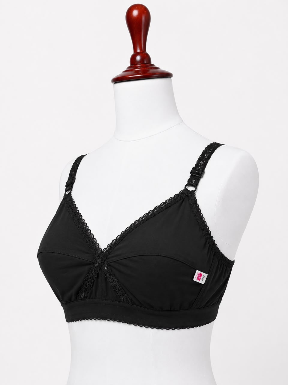 Deluxe Cotton Wireless Comfort Bra – Soft Non-Padded Everyday Bra