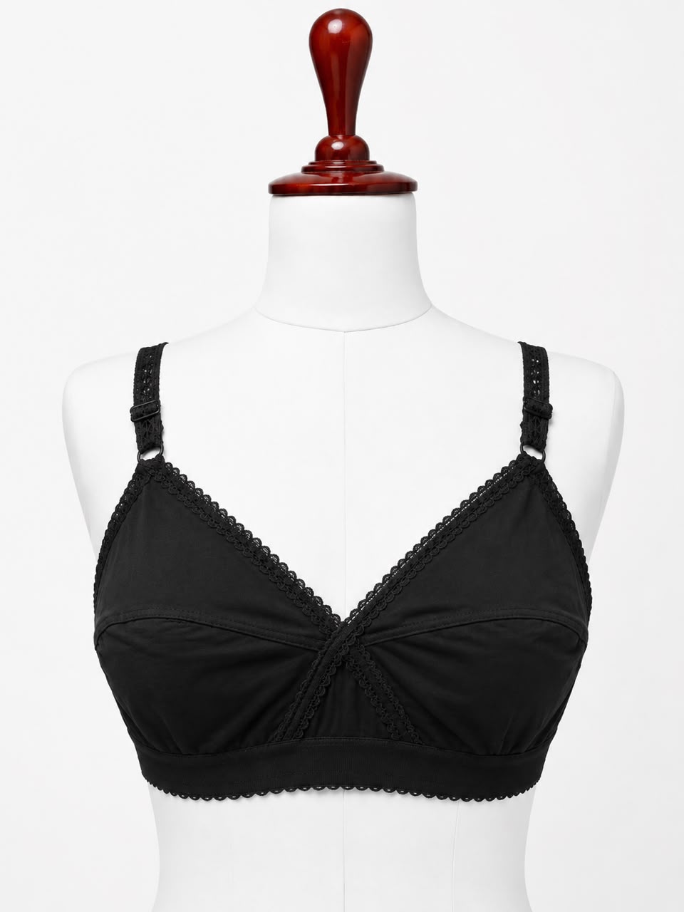 Deluxe Cotton Wireless Comfort Bra – Soft Non-Padded Everyday Bra