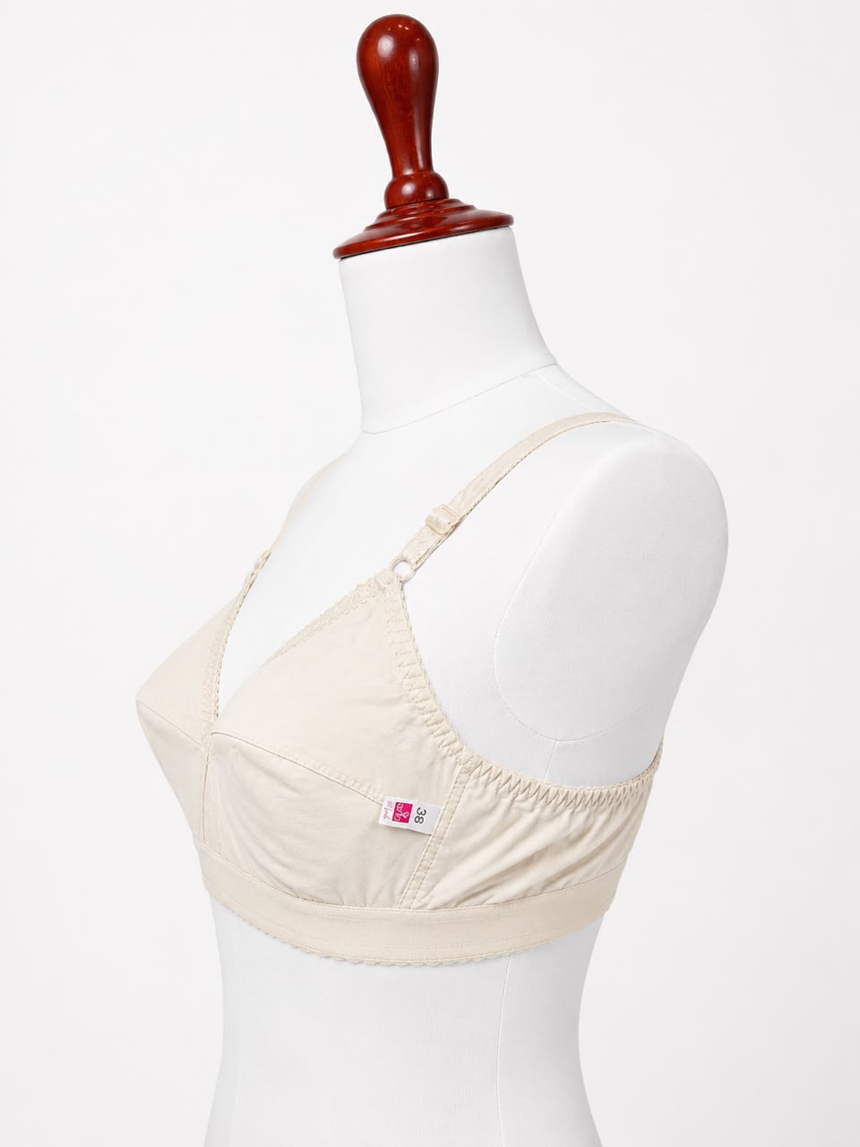Deluxe Cotton Wireless Comfort Bra – Soft Non-Padded Everyday Bra